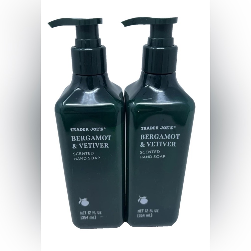 2x Trader Joe's Bergamot Vetiver Hand Soap
